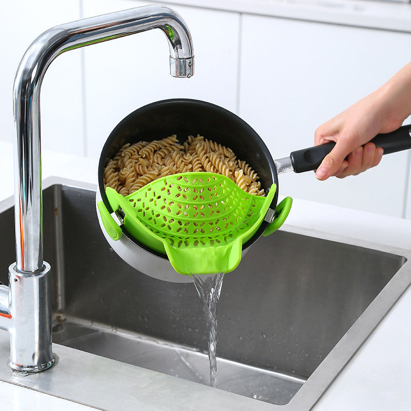 Effortless Cooking Cleanup: Silicone Pot Side Drain Stopper for Every Kitchen