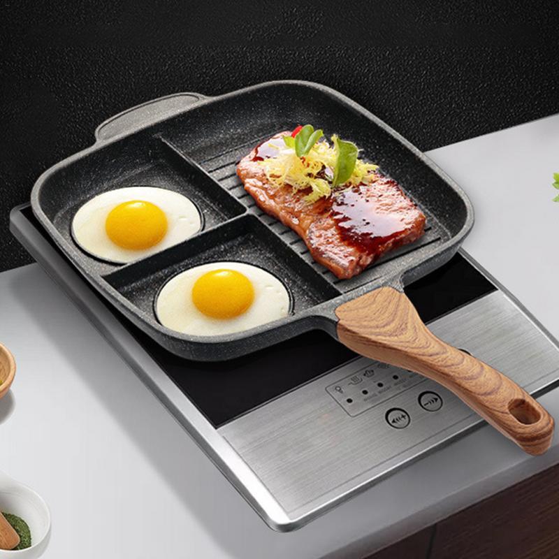 Maifanshi Multi-Function Fried Steak Pot: Non-Stick Omelette Pan for Household & Induction Cookers