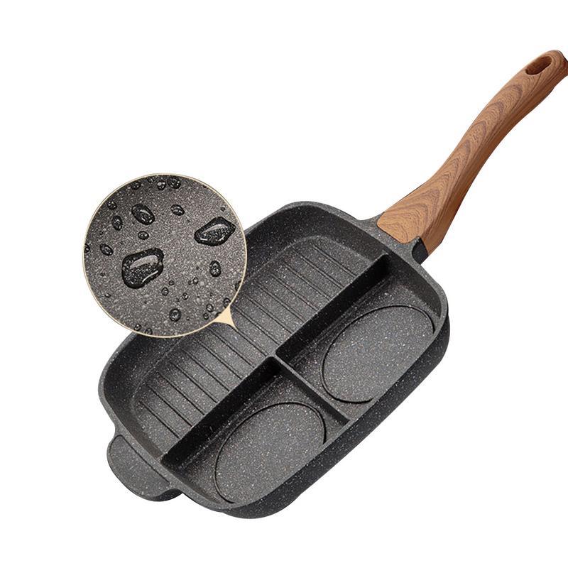 Maifanshi Multi-Function Fried Steak Pot: Non-Stick Omelette Pan for Household & Induction Cookers