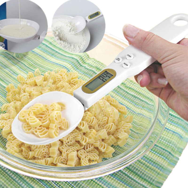 Effortless Cooking with LCD Digital Food Scale Spoon Perfect for Grams, Sugar, and Coffee"