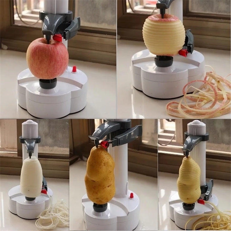 Revolutionize Your Kitchen: Multifunction Electric Peeler for Effortless Fruit & Vegetable Preparation"