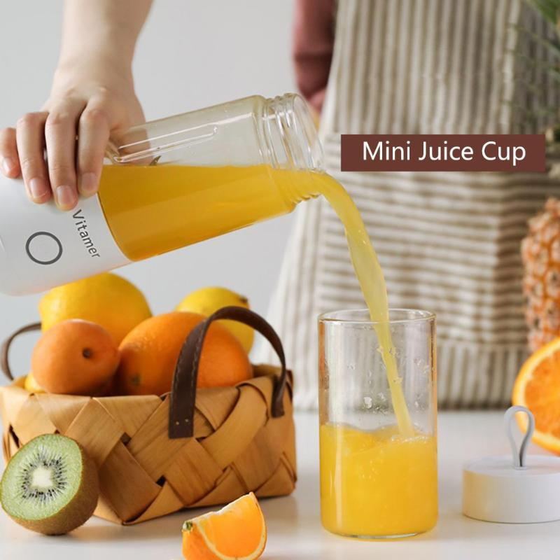 350ml Portable USB Rechargeable Blender: Your Ultimate Smoothie and Juice Companion