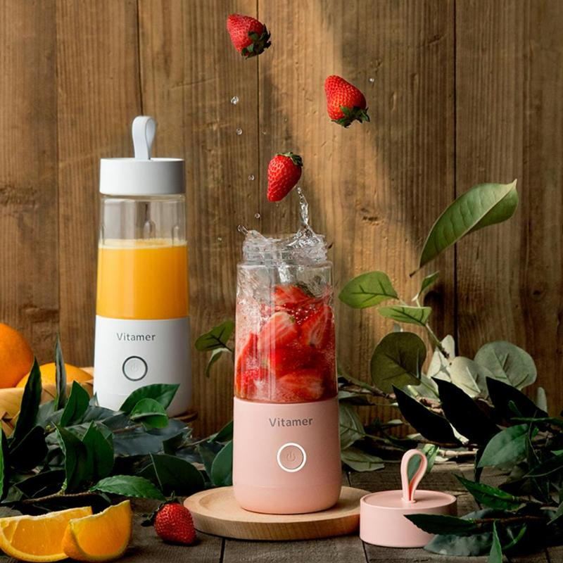 350ml Portable USB Rechargeable Blender: Your Ultimate Smoothie and Juice Companion