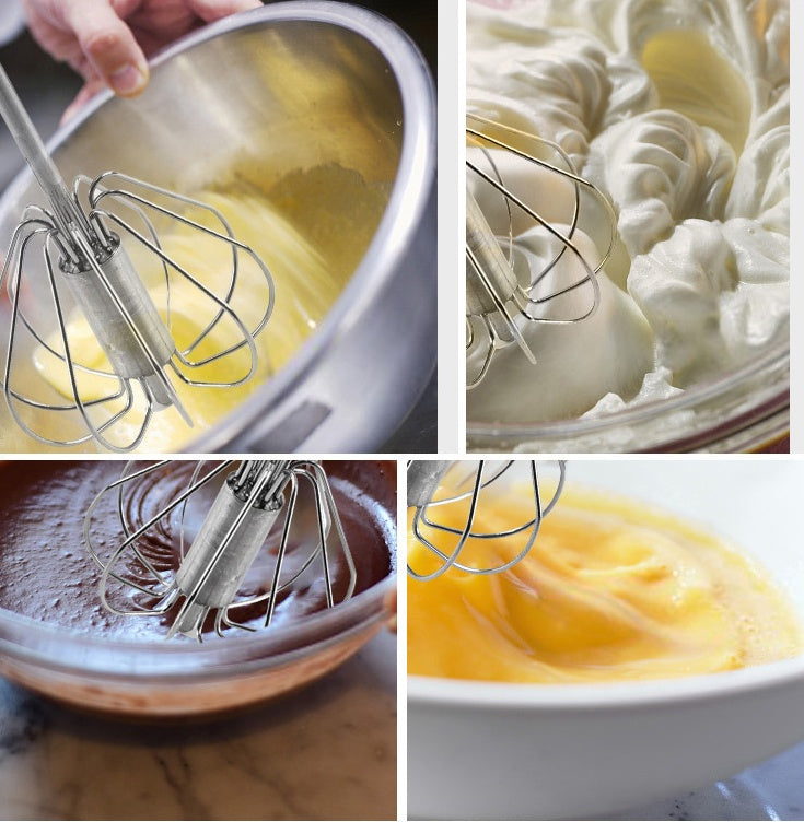 Handheld Semi-Automatic Egg Beater – The Perfect Tool for Quick & Easy Whisking