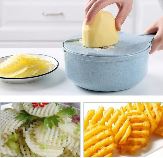 Ultimate Kitchen Accessory: 8-in-1 Mandoline Slicer