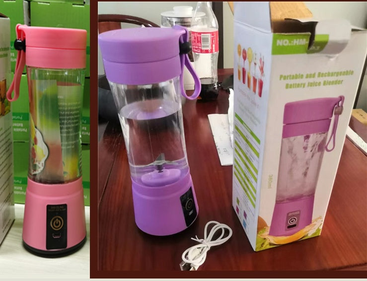 Blend On-the-Go: The Portable USB Rechargeable Mini Blender for Smoothies and Juices"