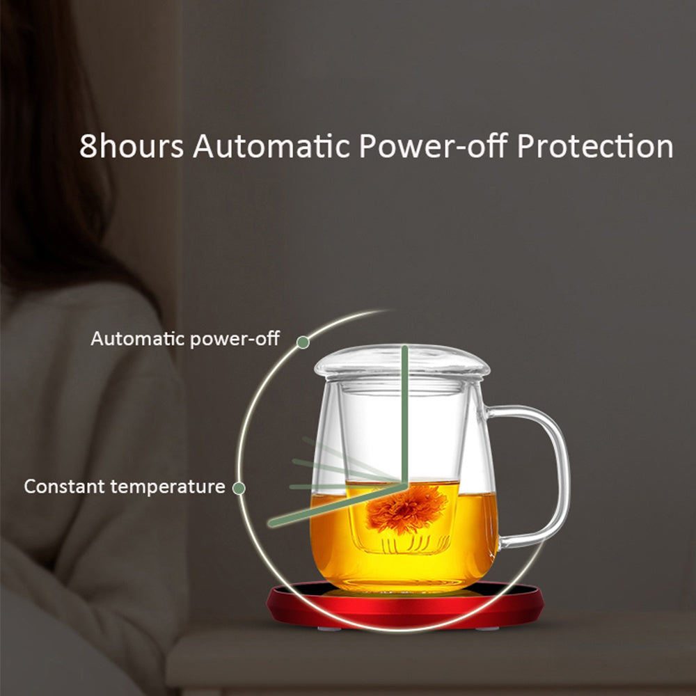 Electric USB Mug Warmer for Tea, Coffee & Milk: Touch Control and Adjustable Heat