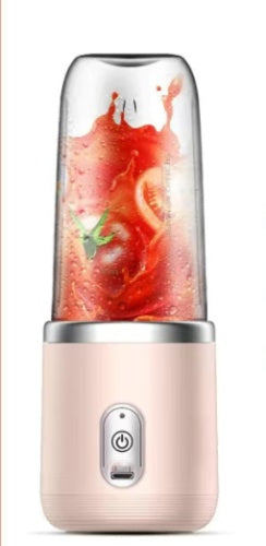 USB-Charged 6Blade Juicer: The Perfect Portable Food Mixer for Smoothies & Ice Crushing"